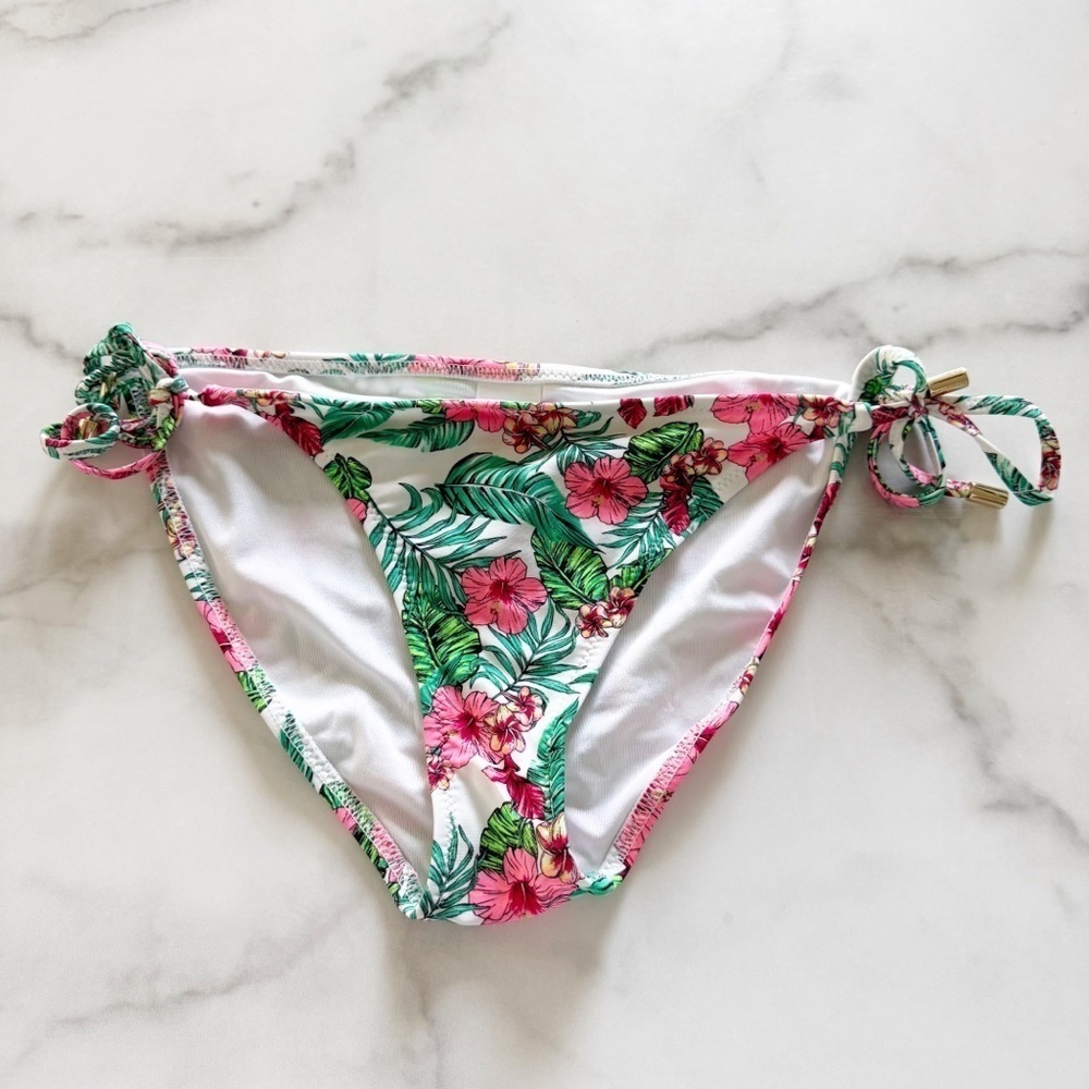 Topshop Tropical Hawaiian Print Bikini Bottom Swimsuit Size 6